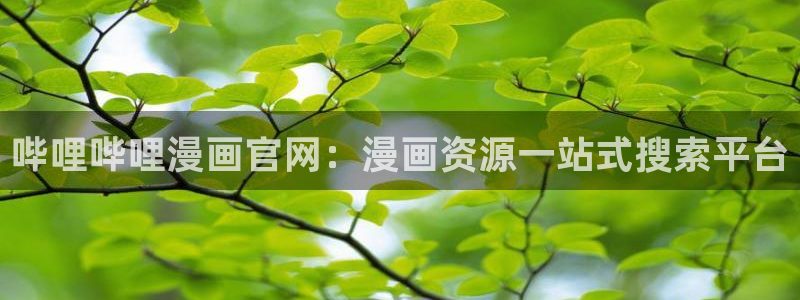 香蕉文化小说漫画：哔哩哔哩漫画官网：漫画资源一站式搜索平台